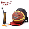 High Quality Laminated Hygroscopic PU leather Basketball For Training